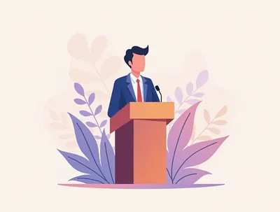 Профессия Политолог / общественный деятель — иллюстрация